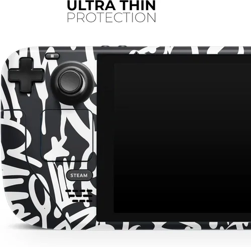 Vista 4 de Design Skinz - Compatible con Steam Deck - Calcomanía protectora de vinilo extraíble resistente a los arañazos - Arte de graffiti moderno V2