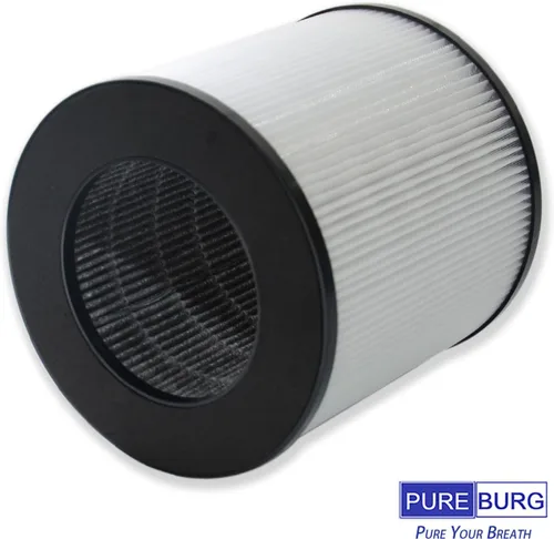 Vista 3 de PUREBURG Filtro de repuesto compatible con purificador de aire Druiap KJ150 y Cwxwei SY910 KJ150 (AF3001), paquete de 2 unidades True HEPA de 3