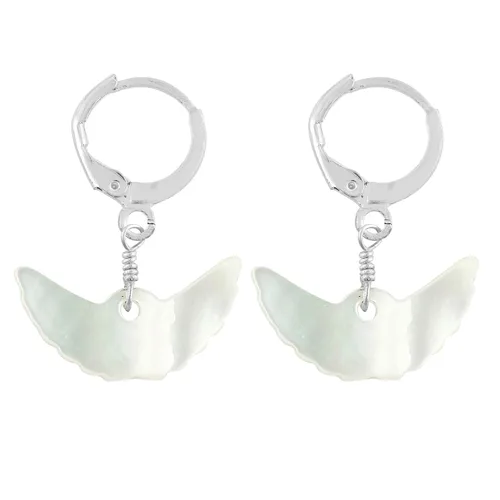Vista 64 de Aretes de aro de cristal afganita natural Piedras afganas de alto grado Aretes chapados en plata Gota lisa Joyas de piedras preciosas hechas