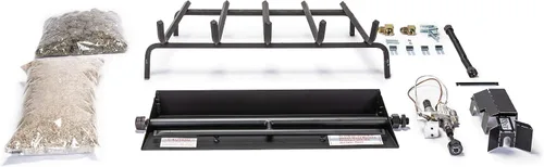 Vista 3 de RealFyre Peterson - Sistema de quemador G4 de 18 pulgadas (NG) de gas natural (sistema de quemador solo registros no incluidos)