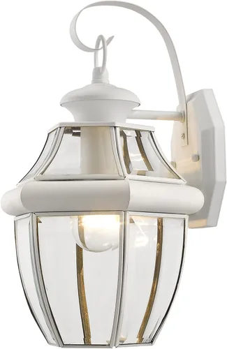 Vista 10 de Livex Lighting 2151-91 Monterey - Farol de pared de latón macizo