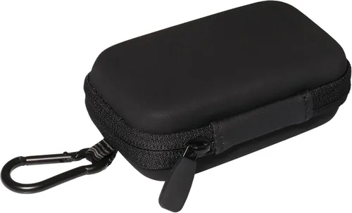 Vista 5 de Alltravel Funda organizadora tamaño palma para lector de tarjetas SD y tarjetas de memoria, compatible con Apple Lightning a lector de cámara