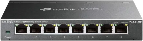 Vista 7 de TP-Link 8 Port Gigabit Switch Easy Smart Managed Plug & Play Lifetime Protection Desktop/ Wall-Mount Sturdy Metal w/ Shielded Ports