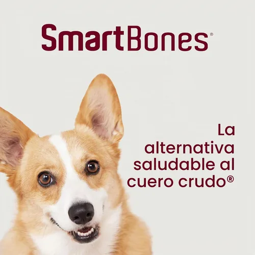 Vista 10 de SmartBones - SmartSticks, Premia a tu perro con un masticable sin piel cruda hecho con pollo real y verduras, 10 palitos