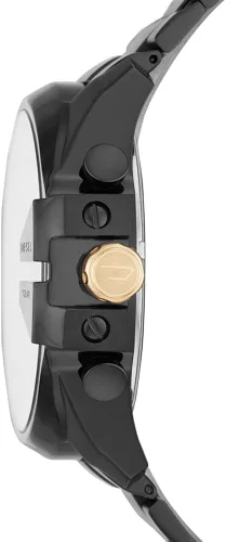 Vista 3 de Diesel Reloj negro de cuarzo con pantalla analógica DZ4479 Mega Chief para hombre, Negro -, Cronógrafo
