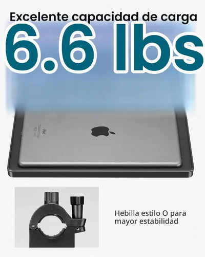 Vista 5 de InnoGear Bandeja de soporte de micrófono con clip en la bandeja de soporte