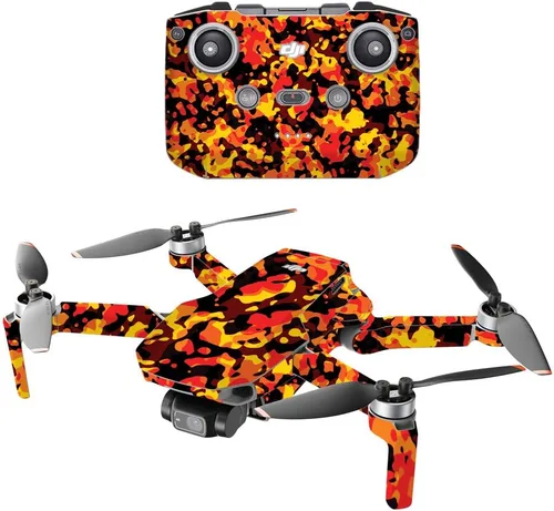 Vista 35 de MightySkins - Compatible con DJI Mini 2 Dron portátil - Artic Camo Funda protectora de vinilo duradera y única Fácil de aplicar, quitar