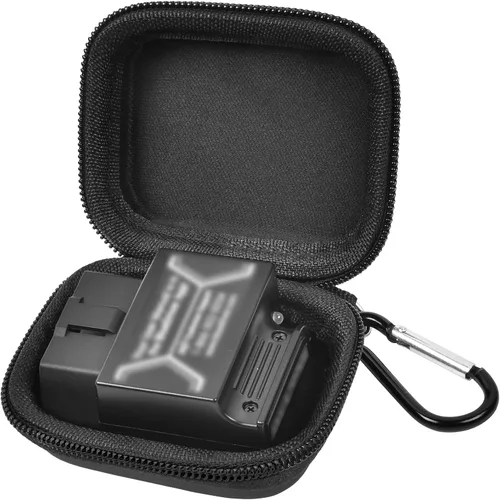 Vista 8 de Funda de transporte mini para coche y auto compatible con BlueDriver Bluetooth Pro OBDII OBD2 Herramienta de escaneo para monitor de iPhone