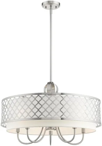 Vista 4 de Livex Lighting 41116-92 Lámpara de araña colgante, bronce inglés