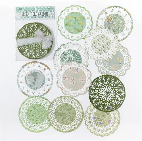 Vista 4 de Calcomanías para kit de álbumes de recortes, cuadros azules, papel estético, diario, agenda, diario, suministros decorativos, 50 unidades/paquete