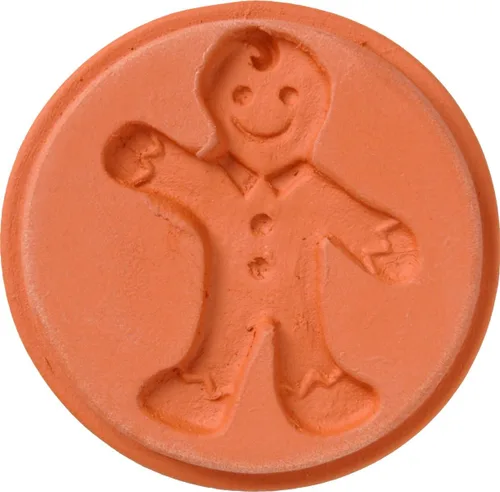 Vista 7 de JBK Pottery Sellos de Galletas de Terra Cotta para Hornear, Seguros para Horno y Lavavajillas - Cortador de Galletas, Moldeador, Prensa de Sellos