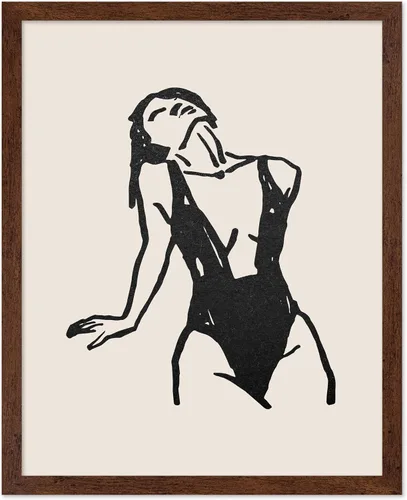 Vista 137 de Poster Master Faces Poster - Retro Women Print - Portrait Art - Sketch Illustration - Abstract Artwork - Woman Design - Chic Boho Design - Great