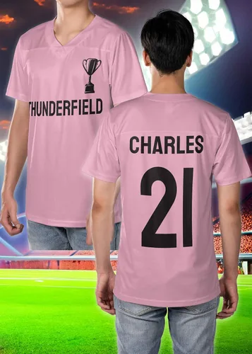 Vista 2 de Camiseta de fútbol personalizada camisetas de fútbol personalizadas con tu nombre, número de equipo, logotipo para hombres y mujeres