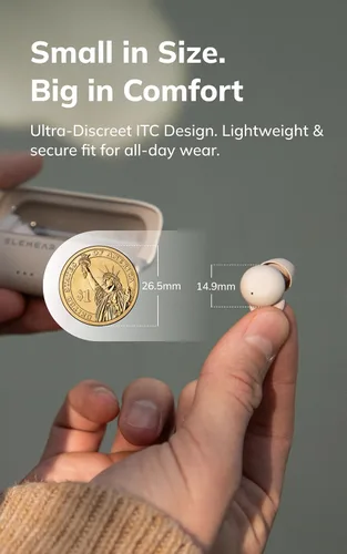 Vista 4 de ELEHEAR -Delight Audífonos OTC para personas mayores y adultos, mejora del habla impulsada por IA, calidad de sonido superior, diseño cómodo