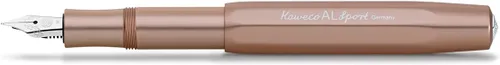 Vista 9 de Kaweco AL SPORT Pluma estilográfica Antracita I Premium Aluminio Depósito Pluma para Cartuchos de Tinta 5.1 in I Nib: B (Ancho)