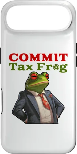Vista 27 de Funda para iPhone 16 Commit Tax Frog Funny Fraud Meme Case