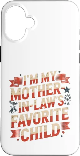 Vista 23 de Im My Mother n Law Favorite Child American Flag Funny Parent Case for iPhone 17