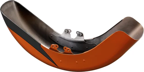 Vista 95 de HR3 Guardabarros delantero de whisky ámbar a juego compatible con Street Glide FLHX 2014 y Road Glide FLTRX 2016 (reemplazo para OEM)
