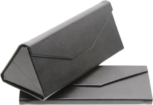 Vista 4 de zeroUV - Tri-Case - Funda plegable de piel de perfil bajo y magnético triangular para gafas de sol