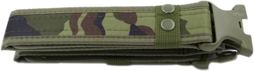 Vista 8 de Cinturón táctico militar ajustable de la lona de los hombres con la hebilla plástica, Negro y camuflaje.