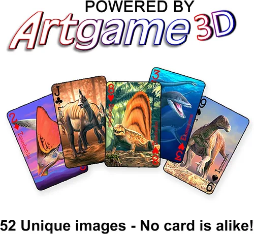 Vista 4 de Artgame Naipes 3D (Dinosaurio)