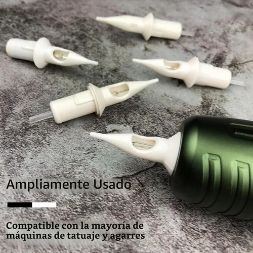 Vista 3 de BIGWASP Cartucho de aguja de tatuaje desechable profesional 1003RL #10 Bugpin 3 Round Liner (3RL) 20Pcs