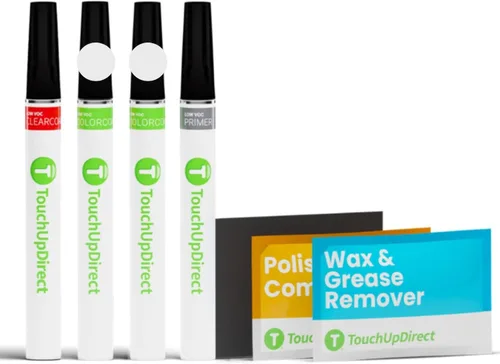 Vista 8 de TouchUpDirect RBG Azul Ártico Metálico Compatible con Pintura de Retoque Exact Match para Nissan, Kit Esencial en Aerosol
