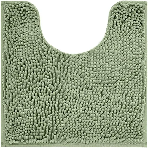 Vista 5 de Reyox Tapete de baño de felpilla, tapetes para inodoro en forma de U, tapete de baño de felpa suave, absorbente y peludo, tapete de contorno