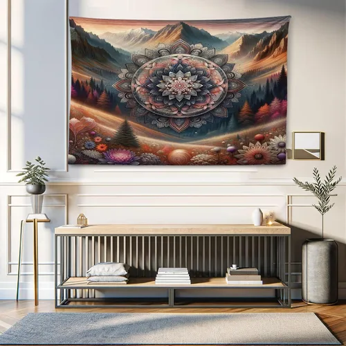 Vista 207 de Ambesonne Tapiz de arte afro, hombre negro fuerte con una corona de trazos impresión de pintura moderna, decoración de tela para colgar en la pared