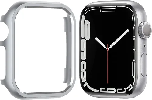 Vista 12 de NINKI Funda protectora delgada de aluminio para Apple Watch 11 de 1.654 in 2025 y serie 10 de 1.654 in 2024, [sin protector de pantalla] Funda Negro