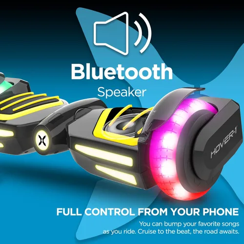 Vista 6 de Hover-1 Ranger + Scooter eléctrico de autoequilibrio - Velocidad máxima de 9 MPH, rango de 9 millas, batería de iones de litio de larga duración