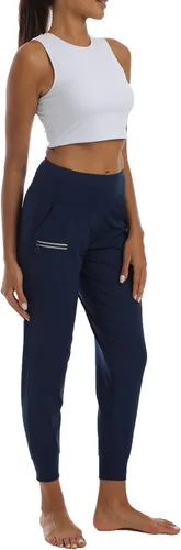 Vista 160 de Kcutteyg - Pantalones deportivos con bolsillos para mujer, diseño suave, ligero y de secado rápido, para entrenamiento, gimnasia, yoga y correr