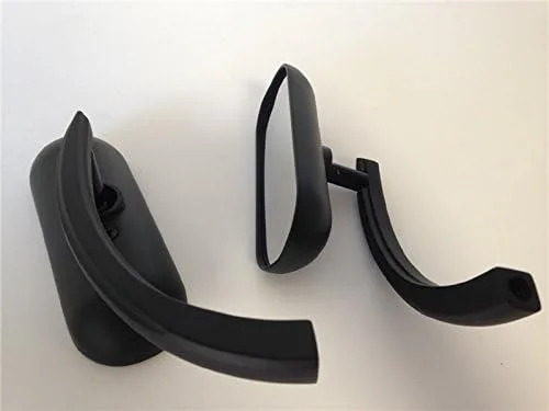 Vista 3 de Negro Custom Mini Oval ESPEJOS Fit para Suzuki Savage Intruder Volusia Boulevard