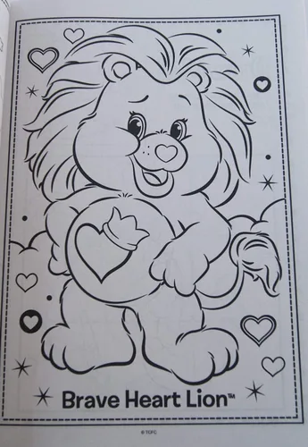 Vista 2 de Care Bears Fuzzy Friends - Libro para colorear y actividades (80 páginas)
