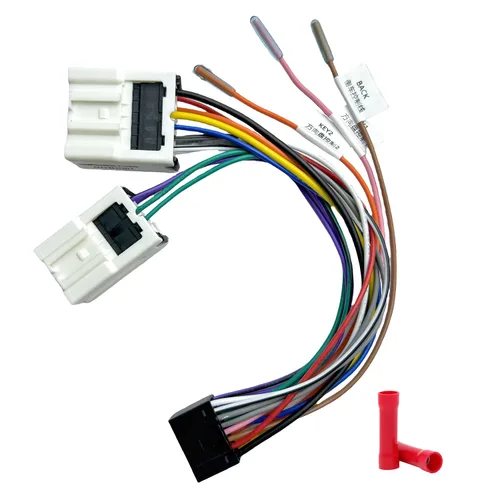 Vista 10 de Adaptador de cableado de radio del mercado de repuestos compatible con Nissan 2007-2013/Subaru 2008-2013, arnés de estéreo de coche Android de 16