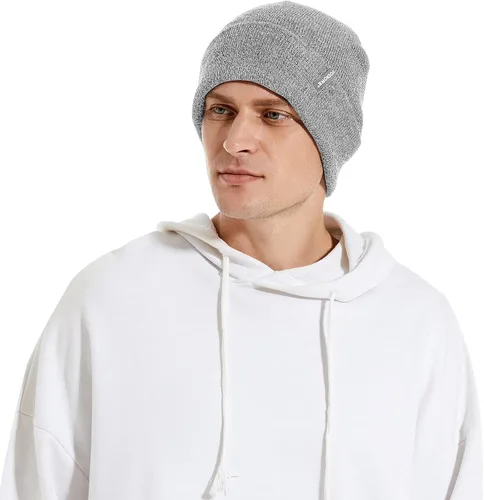 Vista 7 de VODIORE Beanie Hats for Men Women Winter Knit Hat Warm Slouchy Beanies Cuffed Skull Cap