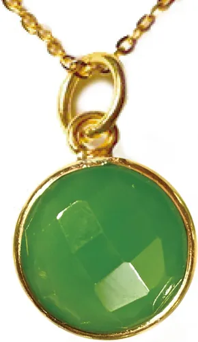Vista 30 de Collar con colgante redondo, piedras preciosas naturales, labradorita, piedra lunar arcoíris, cristal, cuarzo rosa, amatista, citrino, plata de ley