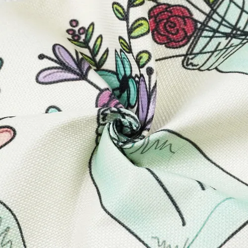 Vista 5 de ONWAY Funda de almohada lumbar de 12 x 20 pulgadas, diseño de florero floral de primavera y verano, decoración de patio, para sofá, cama