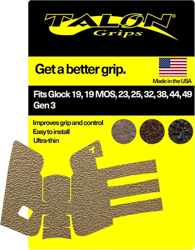 Vista 13 de Talon Grips - Agarre adhesivo para Glock 19, 19 MOS, 23, 25, 32, 38, 44, 49- Fabricado en los Estados Unidos - Fácil instalación, ultrafino