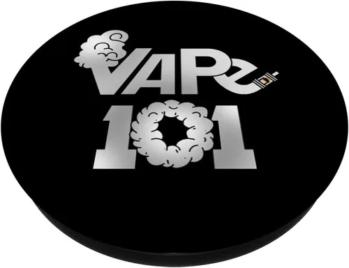 Vista 2 de Vape regalo con nubes Vaping Clouds Vapers regalo – PopSockets agarre y soporte para teléfonos y tabletas