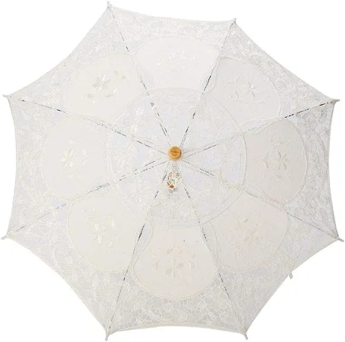 Vista 7 de Sombrilla de encaje negro hecho a mano de encaje sombrilla plegable paraguas boda nupcial para dama mujer fiesta decoración baile fotografía prop