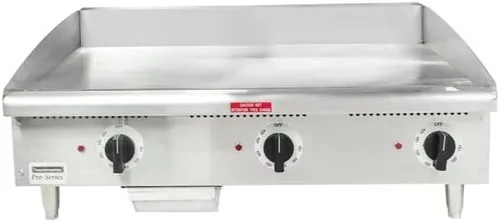 Vista 3 de Toastmaster TMGE36 36" Stainless Steel Griddle, Electric, Countertop, Thermostatic Controls 208/240v/60/1-ph