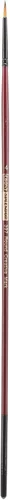 Vista 19 de Creative Mark Ebony Splendor - Brocha sintética de mango corto para pintura de marta sintética, Rigger # 0, pelo multifilamento, pinceles de pintura