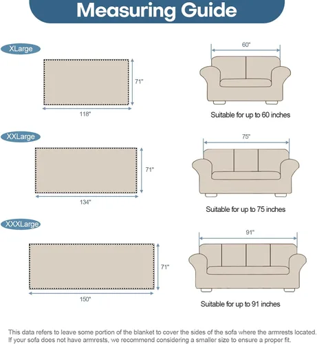 Vista 7 de Foreate Funda reversible para sofá modular, manta para sofá de 3 cojines, lavable a máquina, a prueba de arañazos, protector de muebles para gatos