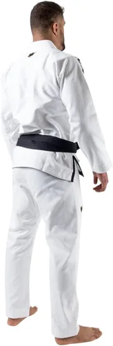 Vista 3 de Kingz Comp 450 V6 Brazilian Jiu Jitsu Gi - Kimono ligero para hombre BJJ - IBJJF Legal - 450gsm Pearl Weave Professional