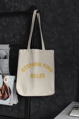 Vista 5 de Stephen King Rules - Bolsa de mano para adultos Stephen King Tee Gifts King