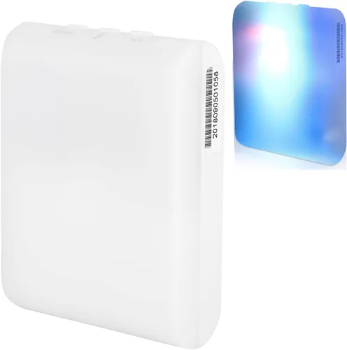 Vista 3 de Kit de timbre inalámbrico iluminado, campana de puerta de botón, rango de 657 pies, 5 niveles de volumen con 32 timbres de puerta y 7 tipos de flash