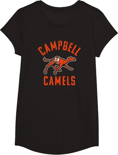 Vista 3 de Campbell University Fighting Camels - Camiseta grande, Negro