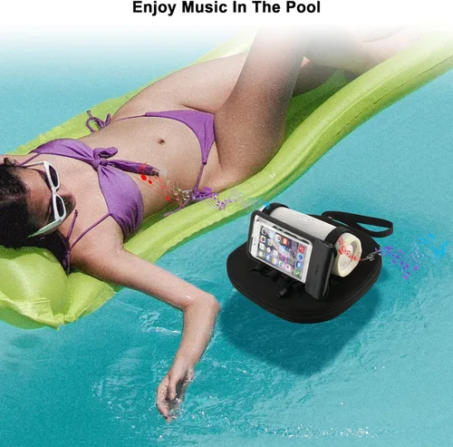 Vista 5 de Soporte flotante para altavoz JBL Charge 4/Charge 5/Charge 6/Flip 5/Flip 6/Flip 7, bandeja de servicio flotante para mesa, altavoz, teléfono