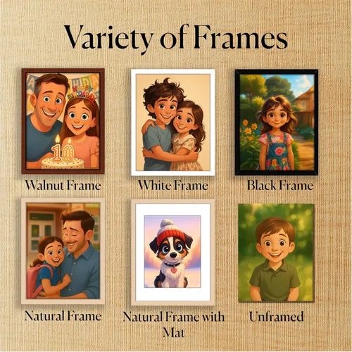 Vista 4 de Convierte tu foto en un retrato de estilo de dibujos animados 3D, obra de arte personalizada única, personaje personalizado de parejas, familia